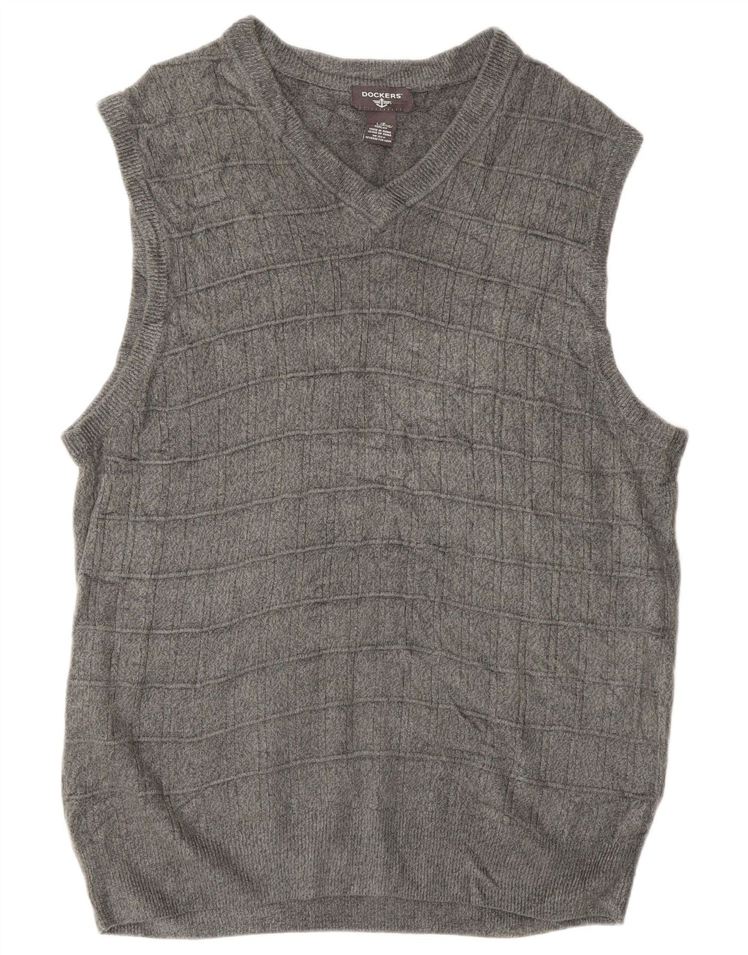 Dockers Débardeur Homme Grand Gris Acrylique Moucheté