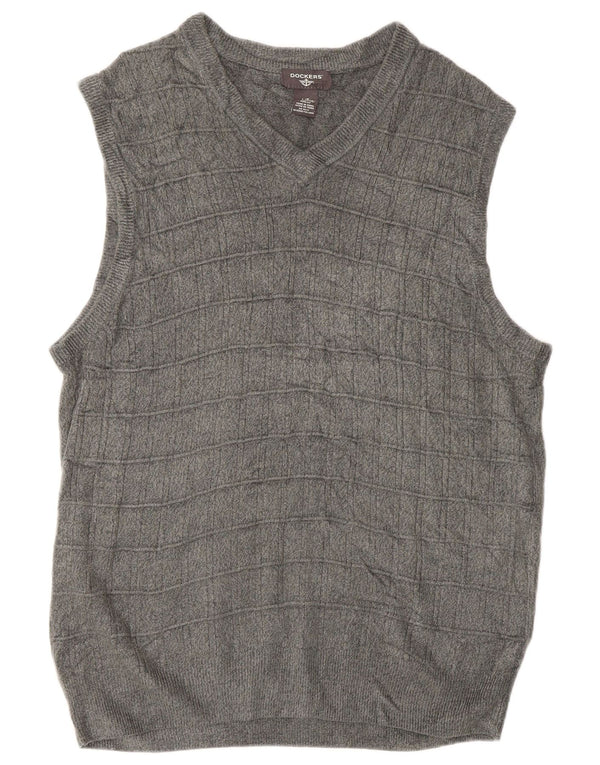 Dockers Débardeur Homme Grand Gris Acrylique Moucheté