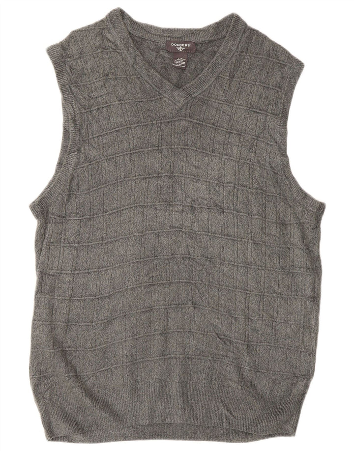 Dockers Débardeur Homme Grand Gris Acrylique Moucheté