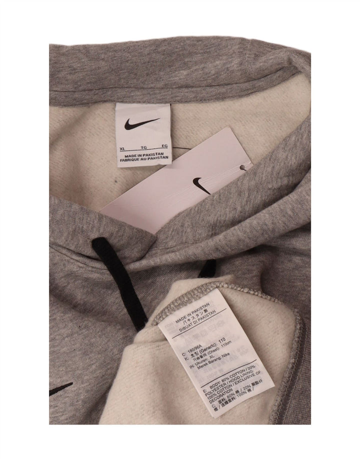 Nike Pull à capuche pour homme XL Gris Coton