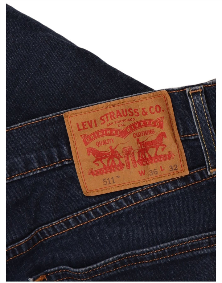 Levi's Jean Slim 511 Homme Bleu W36 L32 Coton