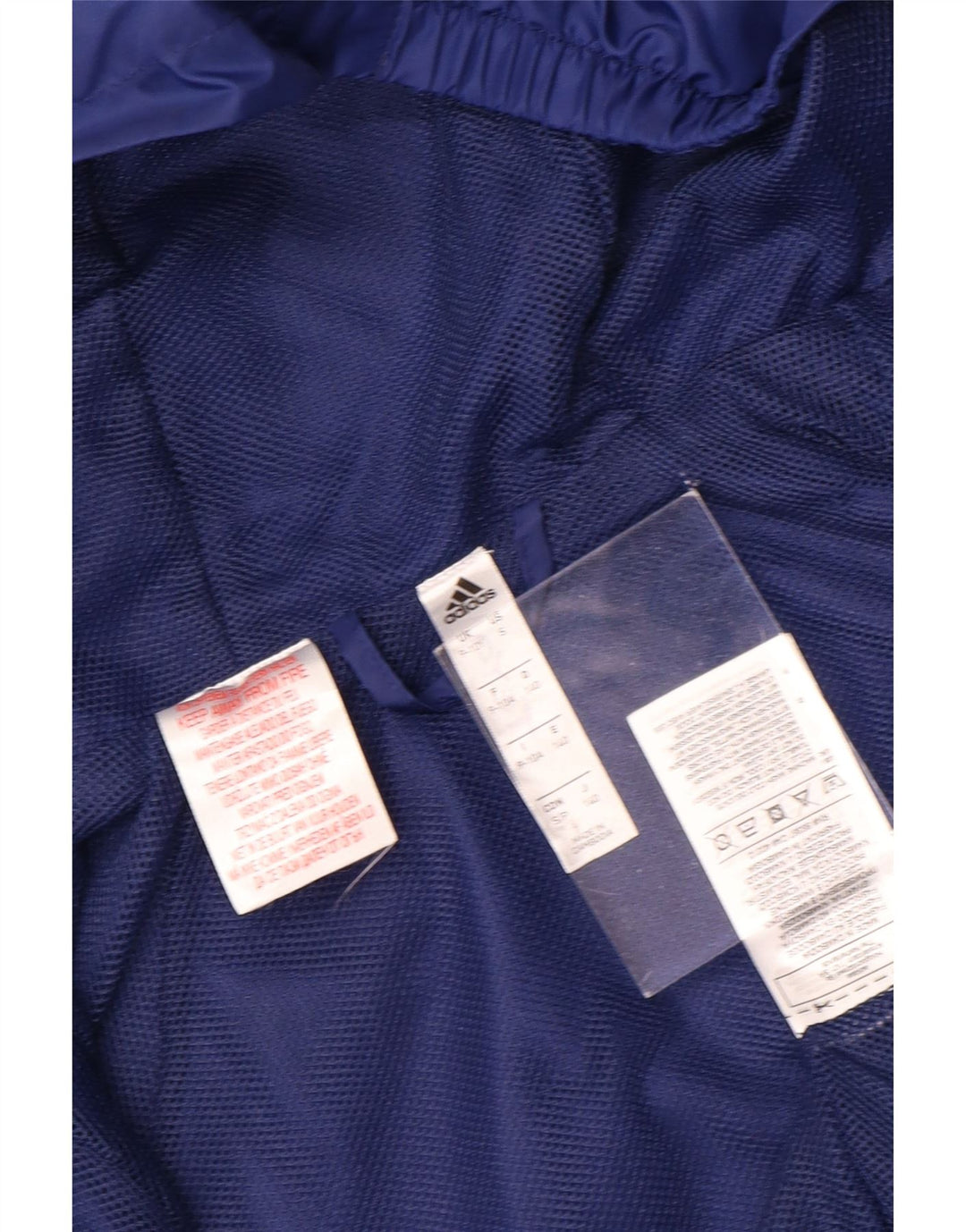 Veste de pluie à capuche zippée Adidas garçon 9-10 ans bleu marine