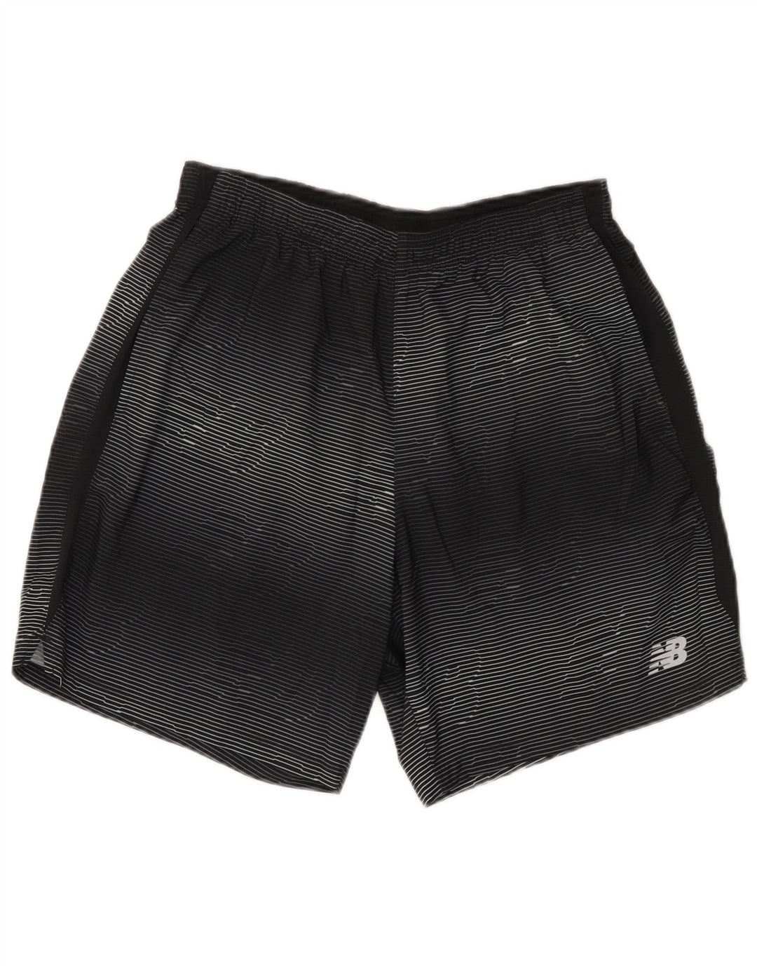 New Balance Short de Sport Graphique Homme Noir Rayé Polyester