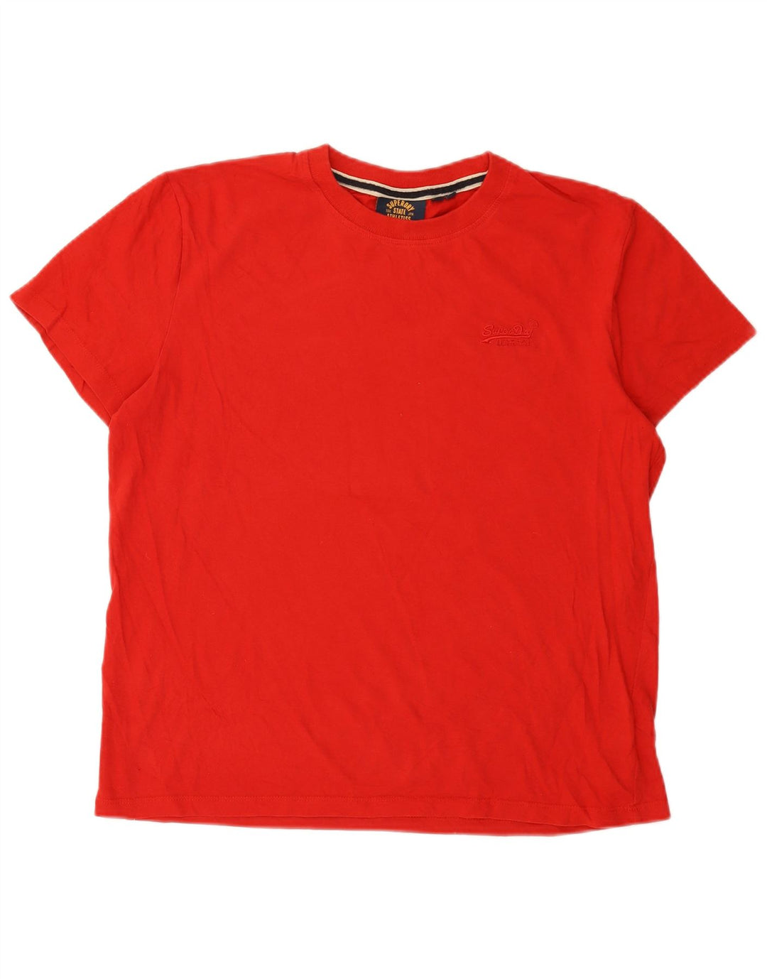 Superdry T-Shirt Homme Top XL Rouge Coton