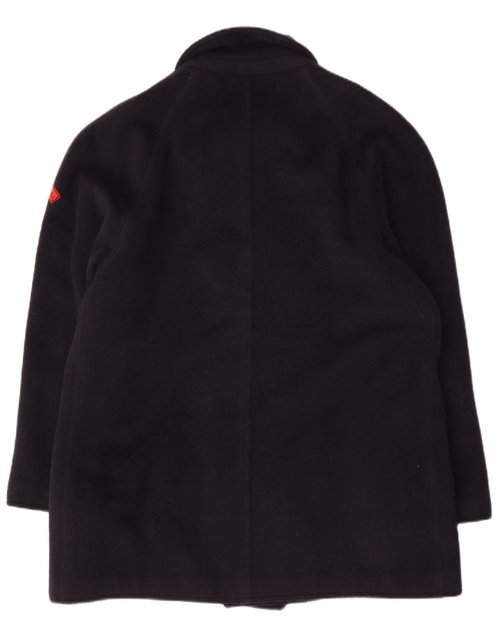 Les Copains Manteau Croisé Homme IT 48 Bleu Marine Moyen Cachemire