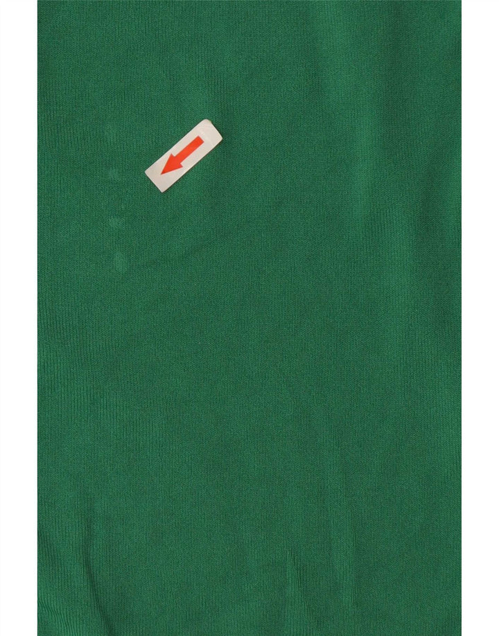 Zara Cardigan Femme Pull UK 12 Rayonne Vert Moyen