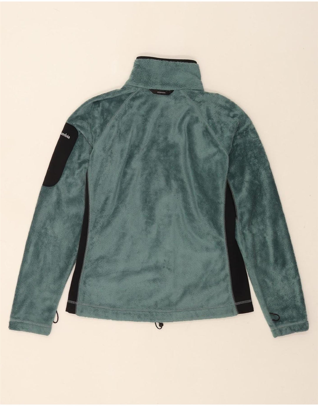 Columbia Veste Polaire Femme UK 10 Petit Vert Colorblock Polyester