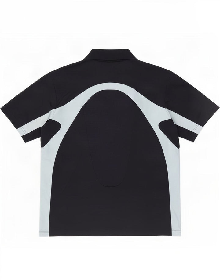 Adidas Polo Homme Grand Noir Colorblock Polyester