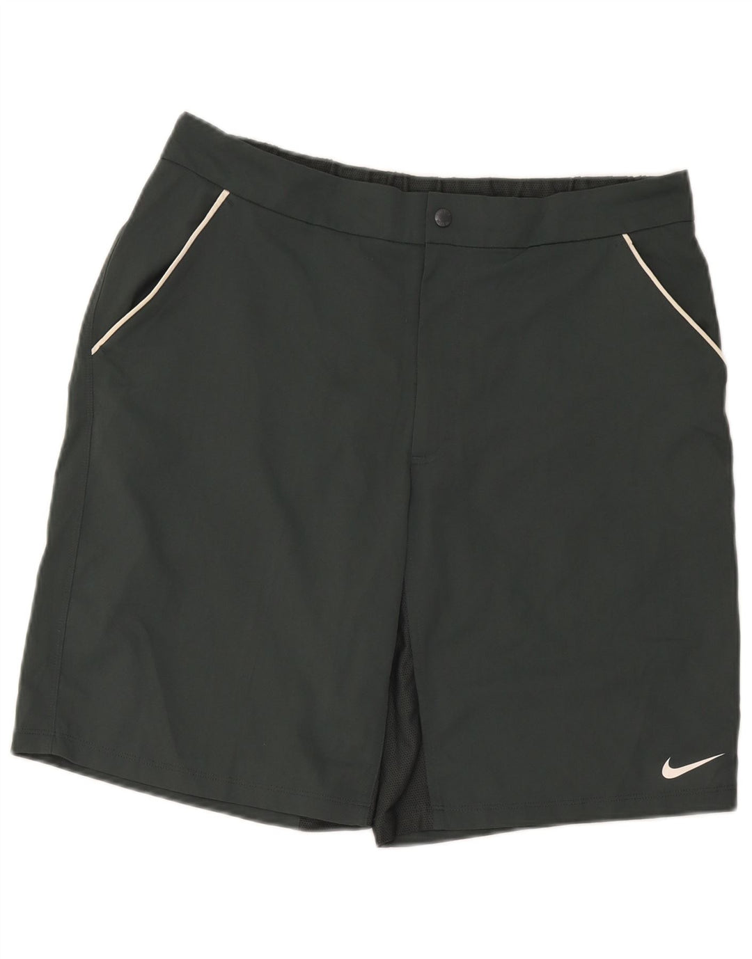 Short de sport Nike Dri Fit pour hommes, grand, gris, polyester