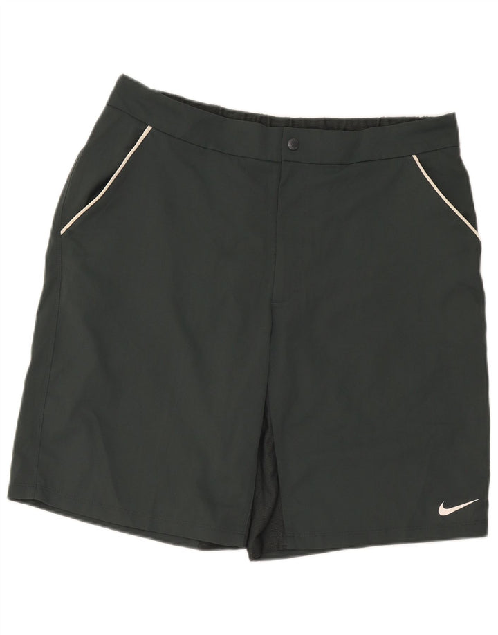Short de sport Nike Dri Fit pour hommes, grand, gris, polyester