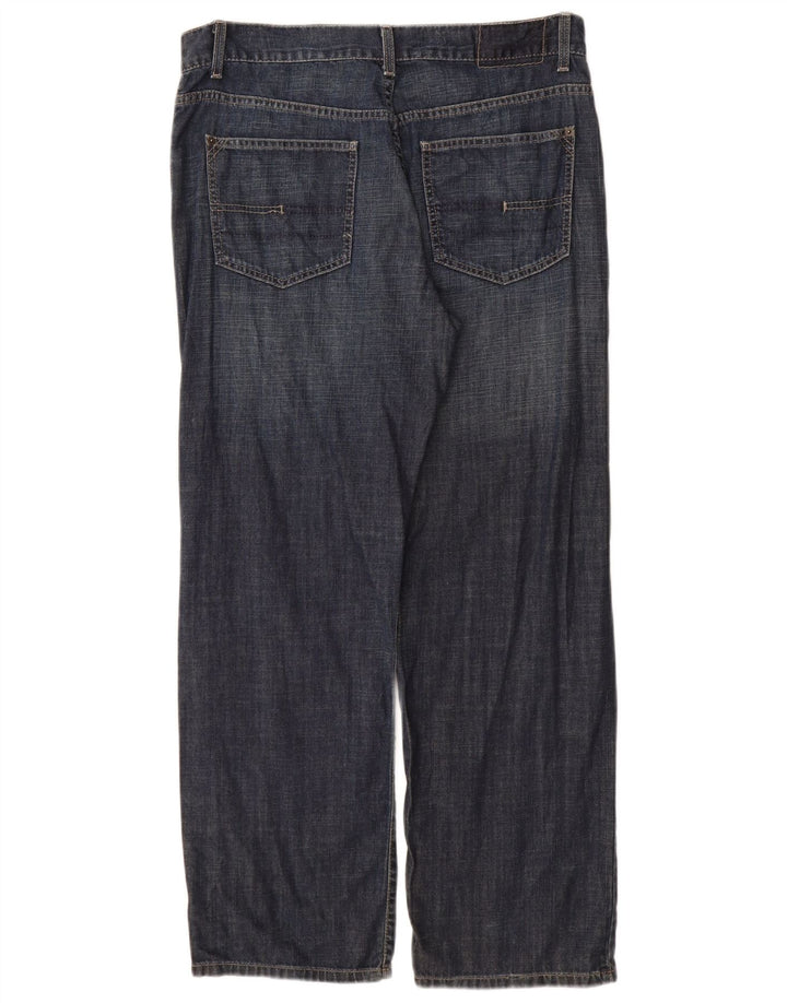 Calvin Klein Jean droit homme W34 L30 bleu marine coton