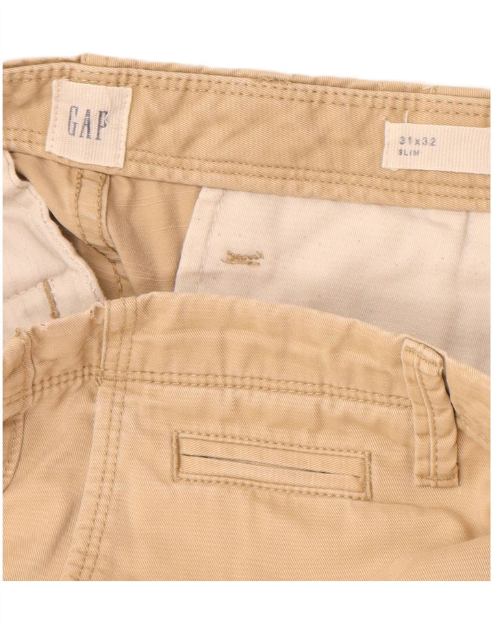 GAP Pantalon Chino Slim Homme W31 L32 Coton Beige
