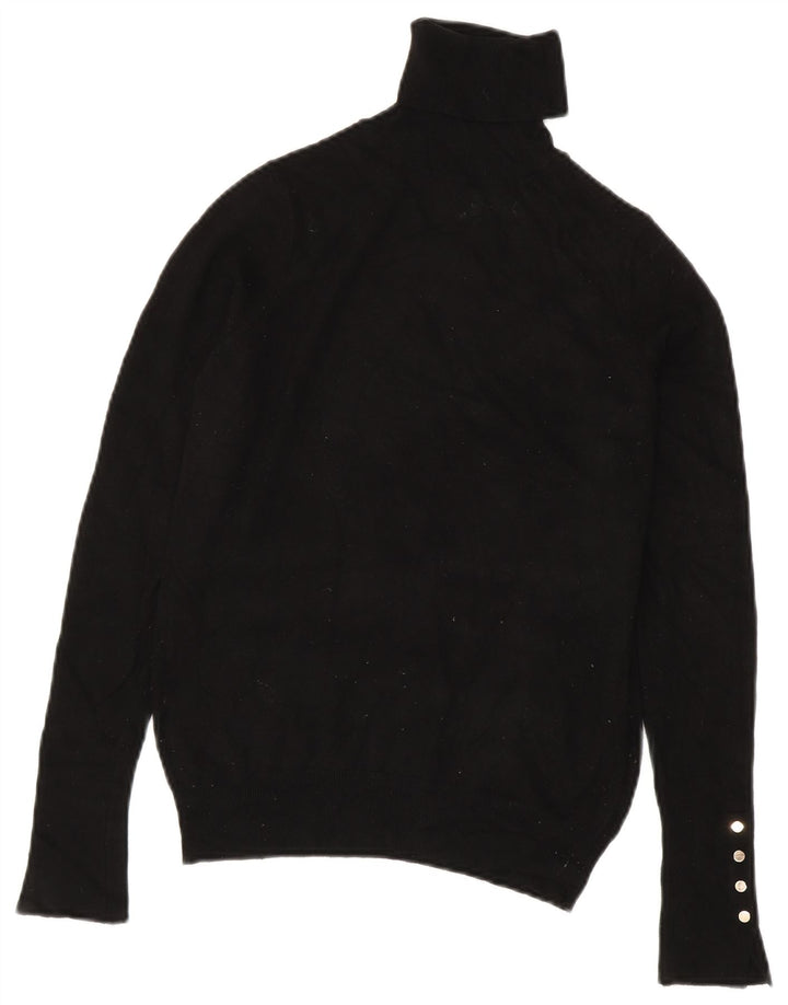 Zara Pull col roulé pour femme UK 10 Petit Noir