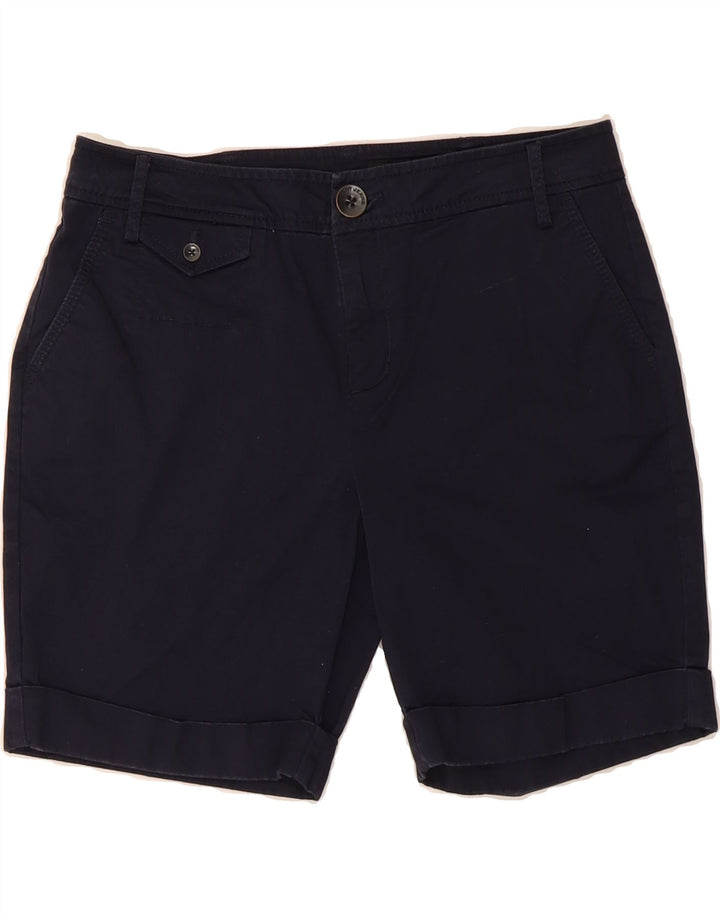 DKNY Womens Chino Shorts US 4 Small W32  Navy Blue Cotton Vintage Dkny and Second-Hand Dkny from Messina Hembry 