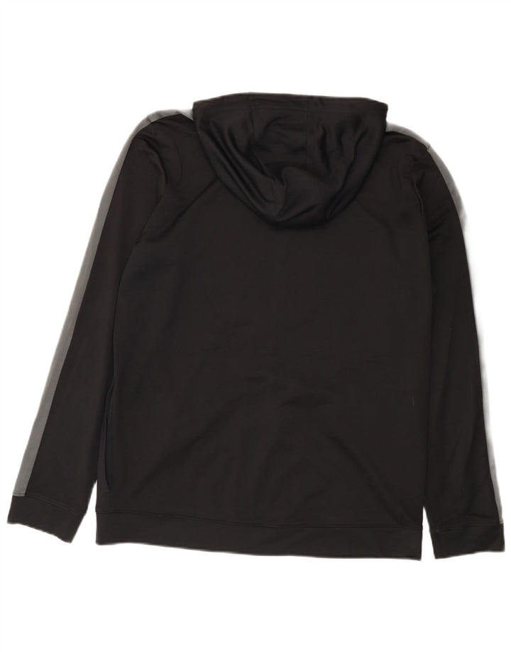 Under Armour Sweat à capuche zippé pour homme en polyester color block noir moyen