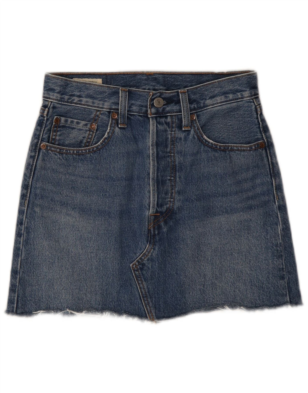 Levi's Jupe en Jean Femme W24 XS Bleu Coton