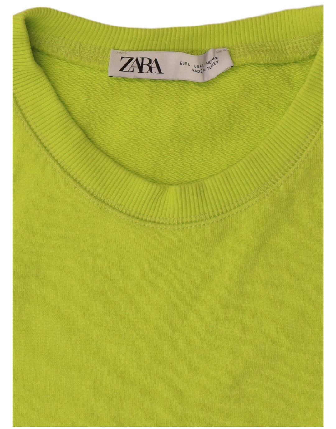 ZARA T-Shirt Homme Grand Vert