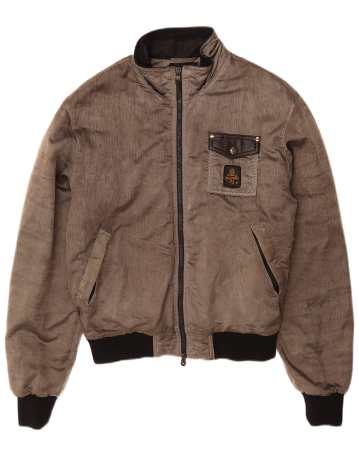 Refrigiwear Veste Bomber Homme UK 38 Gris Moyen Polyamide