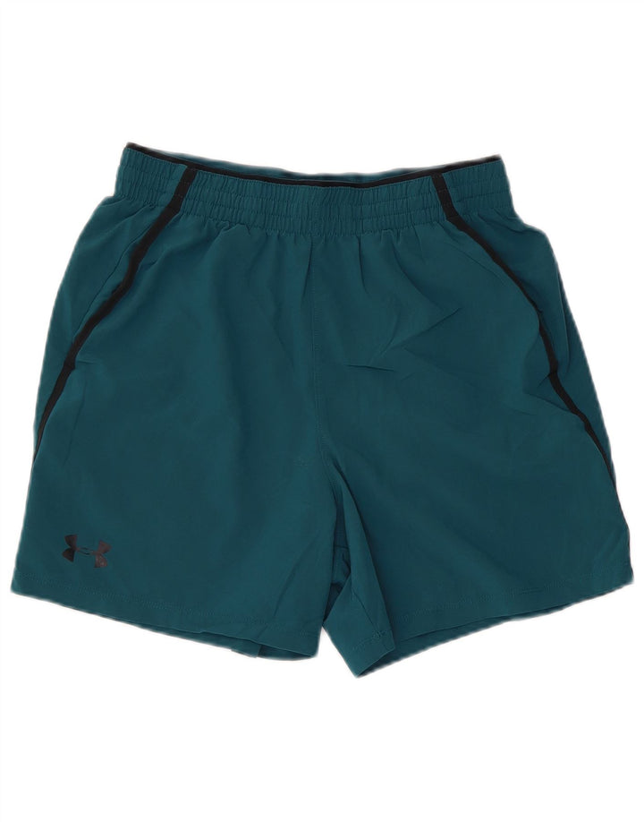 Under Armour Short de Sport Homme Petit Vert Polyester