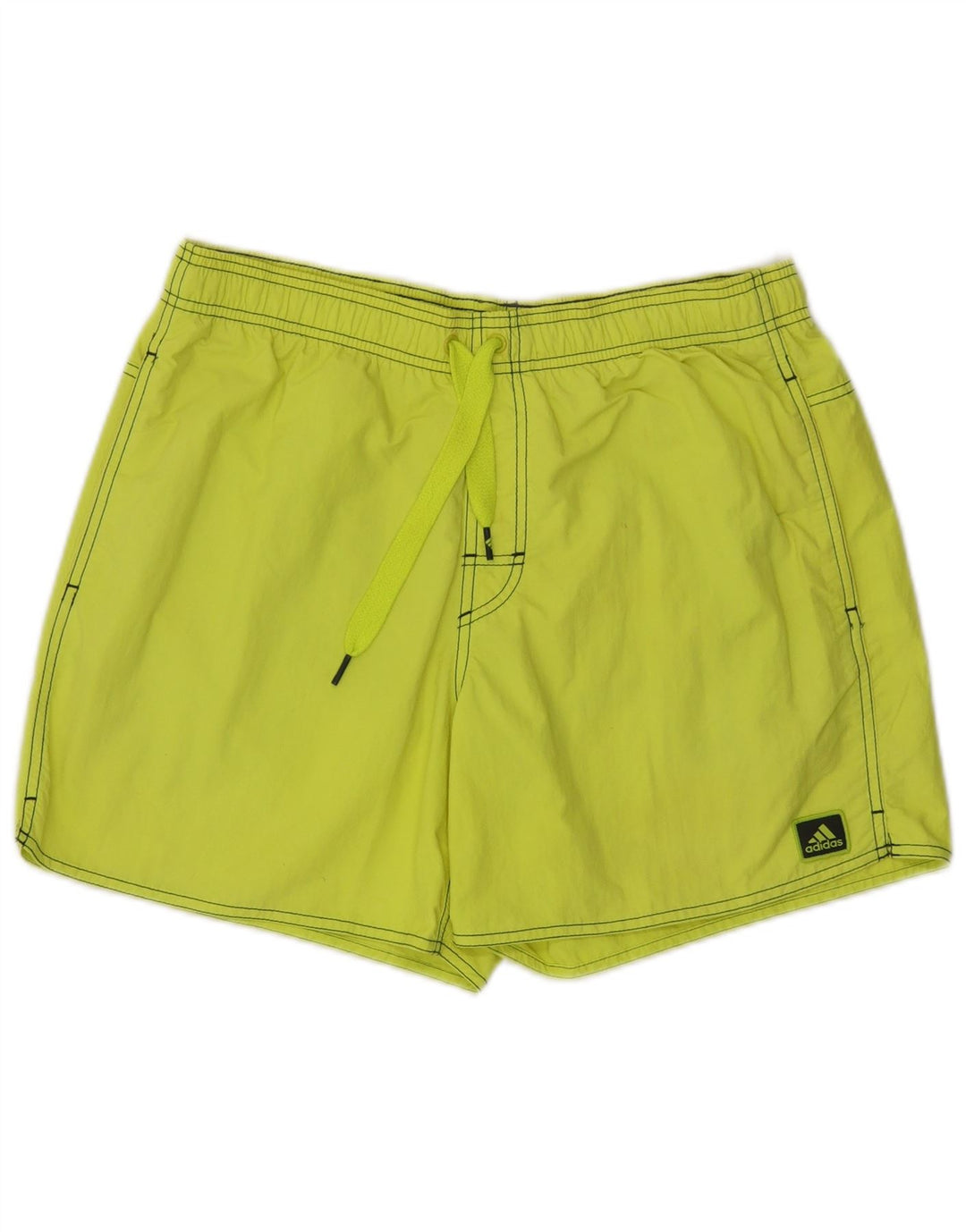 Adidas Short de bain homme en nylon vert moyen