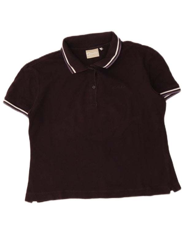 Lotto Polo court pour femme UK 16 Large Noir