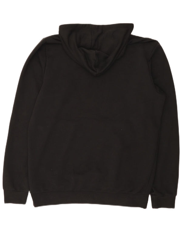Adidas Pull à capuche graphique pour homme UK 44/46 Grand coton noir