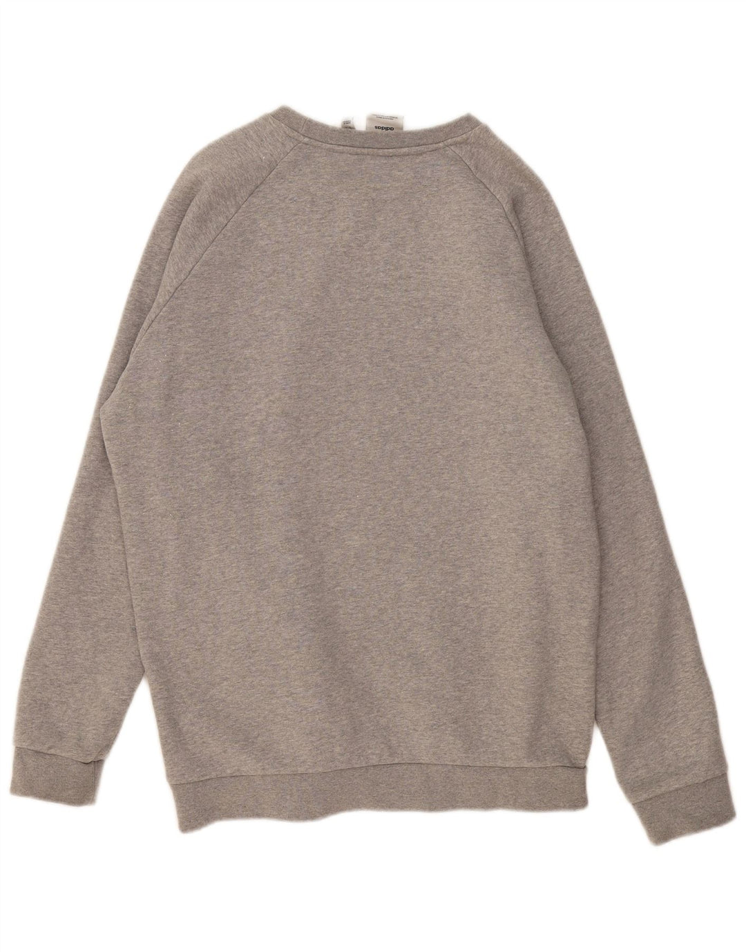 ADIDAS Sweat-shirt pour hommes en coton moucheté grand gris