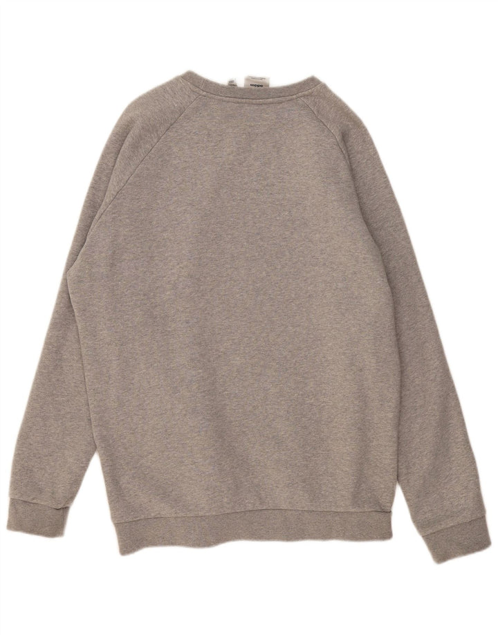 ADIDAS Sweat-shirt pour hommes en coton moucheté grand gris