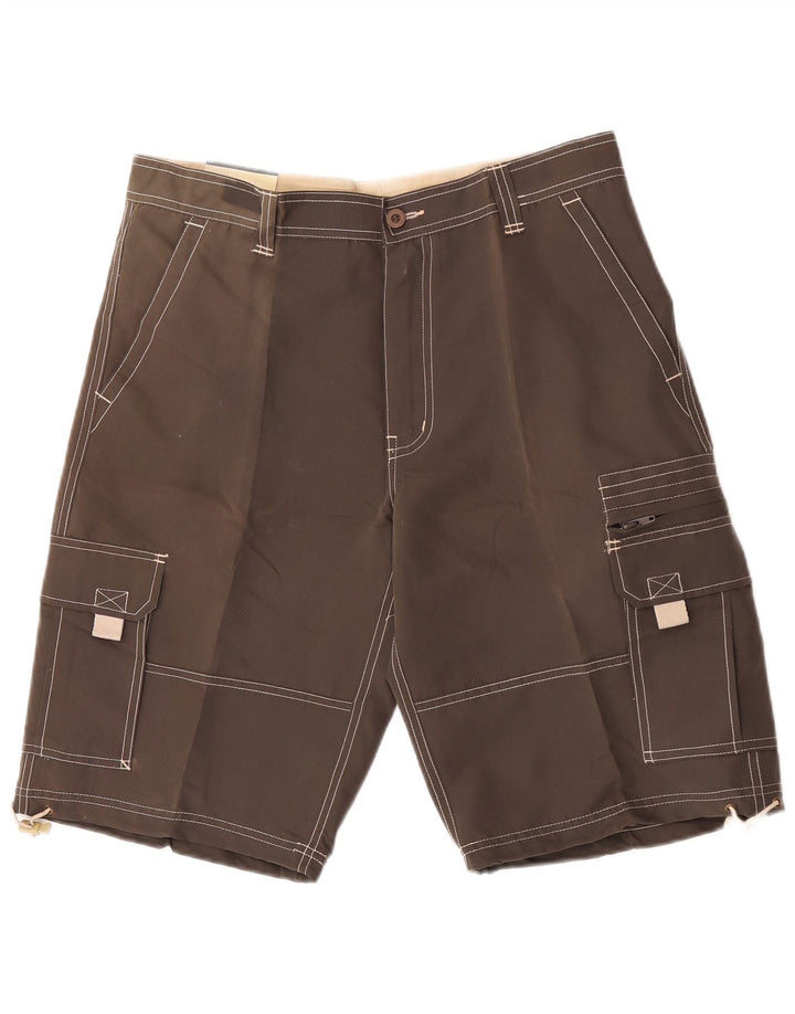 Corona Short cargo pour homme Large W34 Marron Polyester
