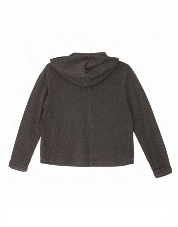 Champion Pull à capuche zippé Heritage Fit pour femme UK 10 Small Gris Coton
