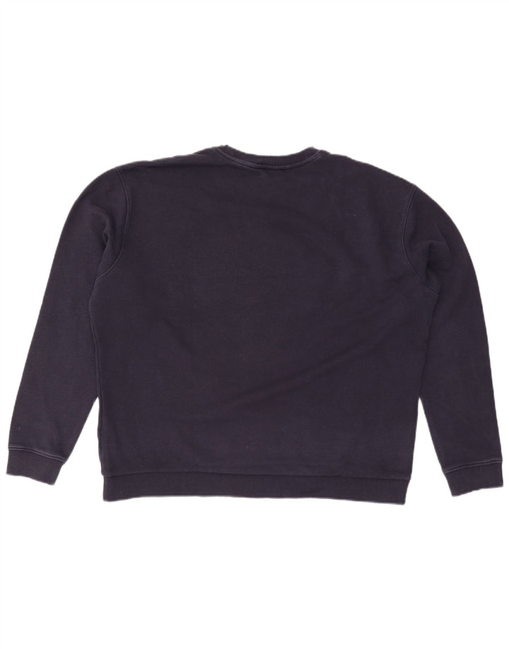 TED BAKER Sweat-shirt surdimensionné pour femme Taille 4 Grand Bleu Marine Floral