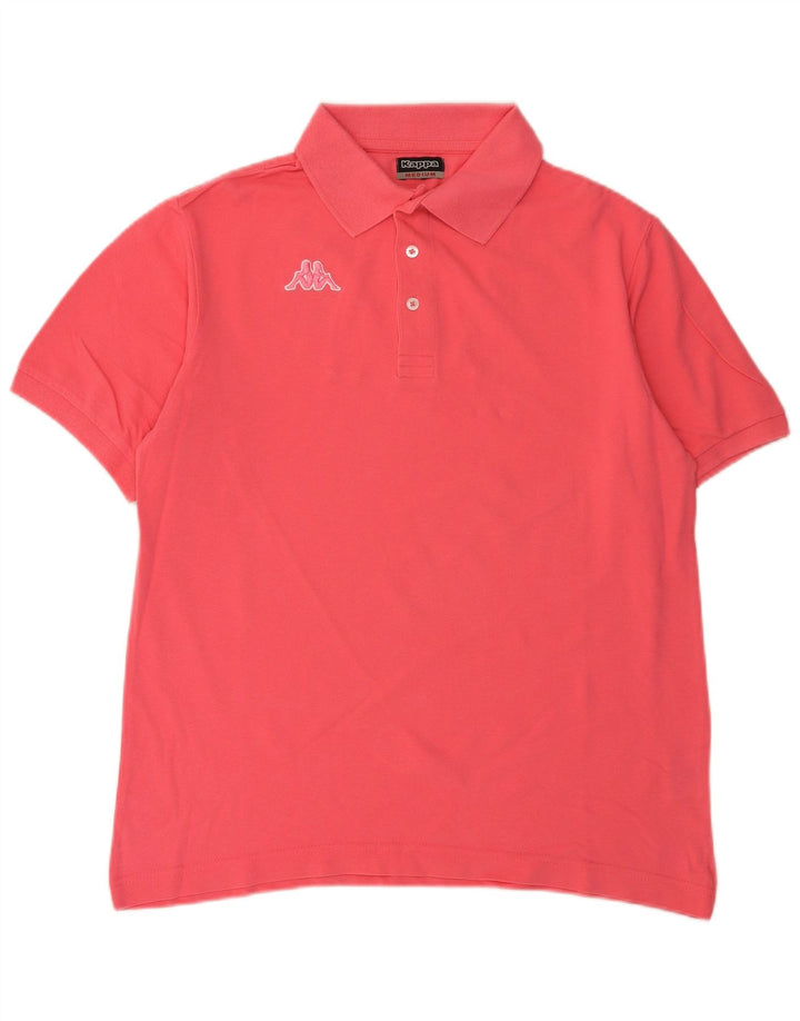 KAPPA Polo Homme Rose Moyen Coton