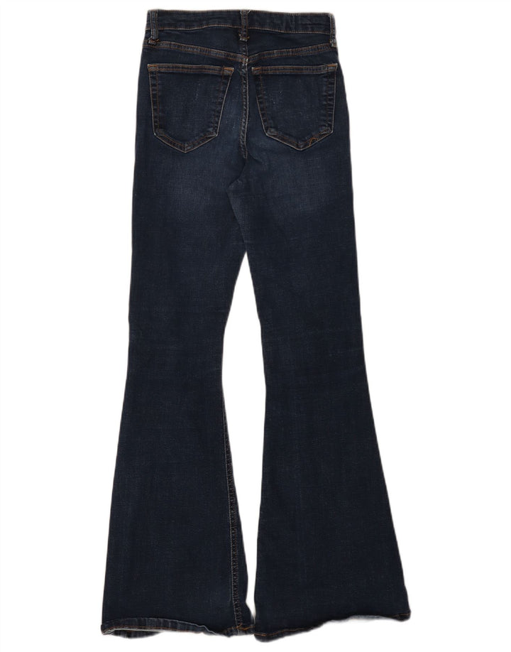 Topshop Jean évasé Femme W26 L29 Bleu Coton