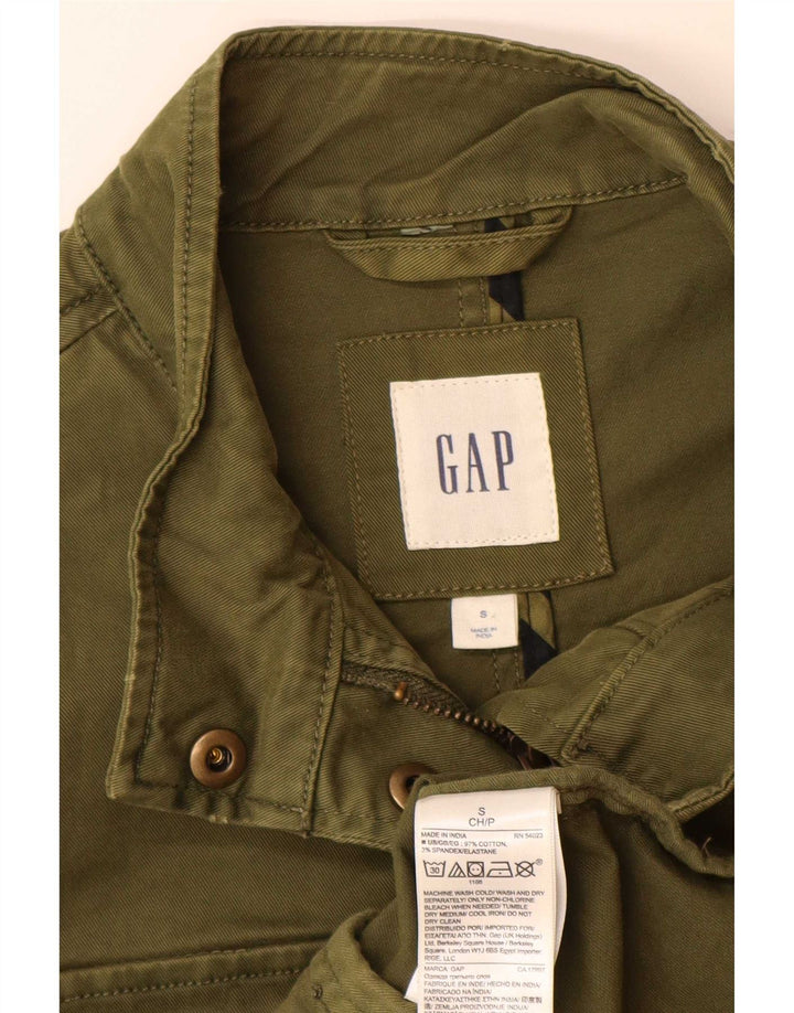 Gap Veste militaire surdimensionnée pour femme UK 10 Petit coton vert