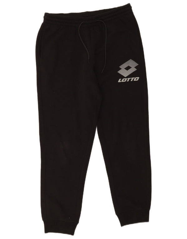 Lotto Pantalon De Survêtement Graphique Joggers Homme Noir Moyen Coton