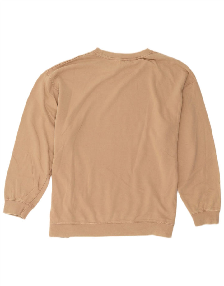 Zara Sweat-shirt surdimensionné pour femme UK 14 Large Beige