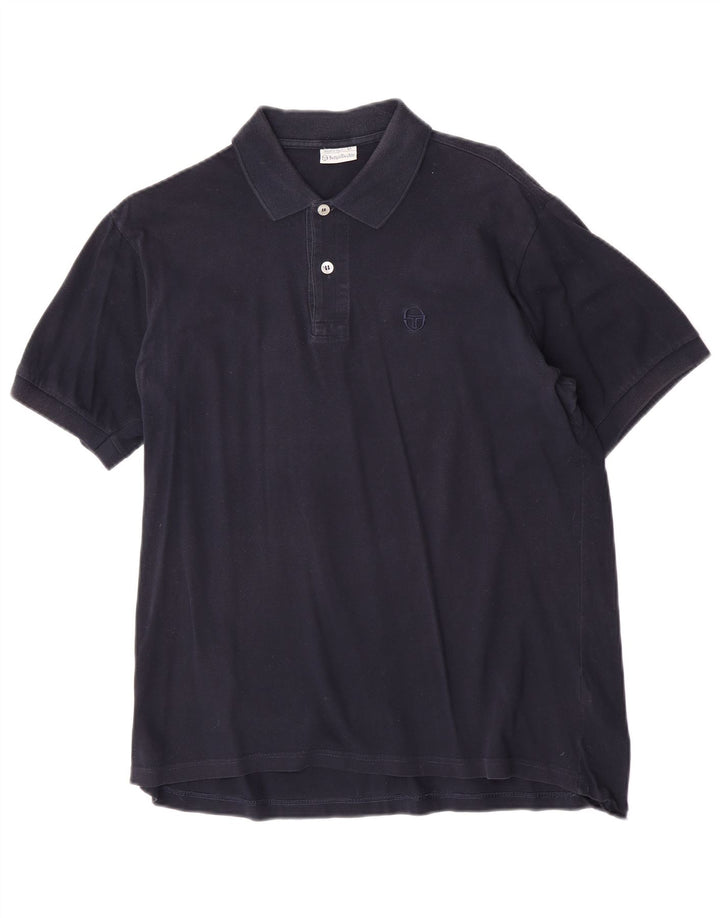 Sergio Tacchini Polo Homme Grand Bleu Marine Coton