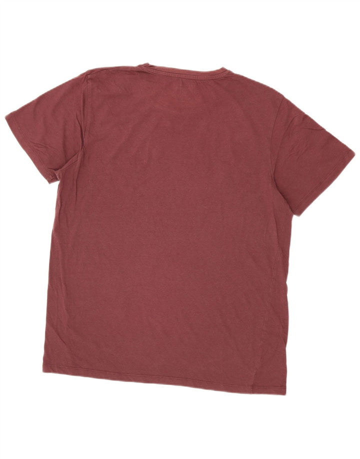 Jack & Jones T-Shirt Graphique Haut Large Homme Bordeaux