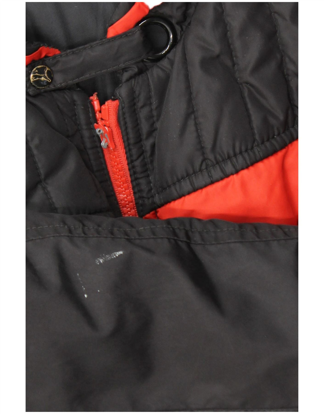 PUMA Veste rembourrée pour homme UK 38 Medium Noir Colourblock