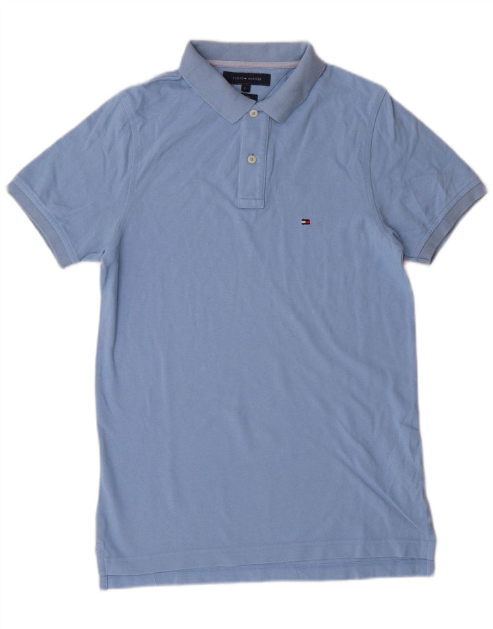 Tommy Hilfiger Polo Homme Petit Bleu Coton