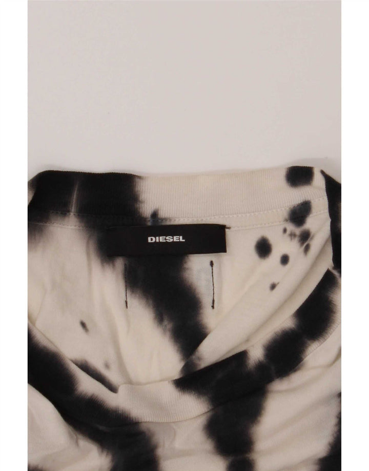 Diesel T-Shirt Graphique à Manches Courtes Homme Petit Multicolore Tie Dye