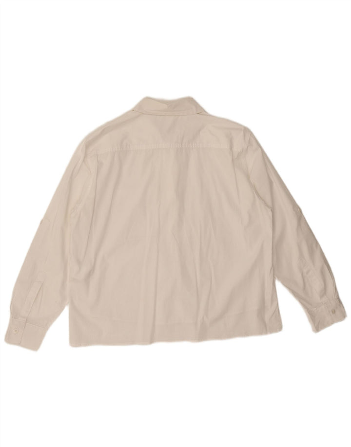 Marella Chemise Femme UK 12 Coton Blanc Moyen