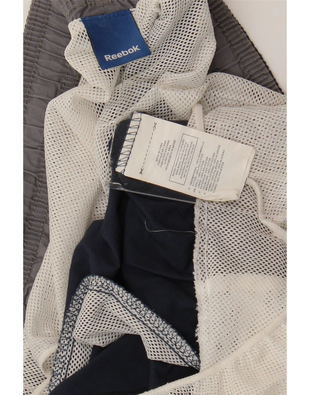 REEBOK Short de Bain Homme XL Bleu Marine Coton