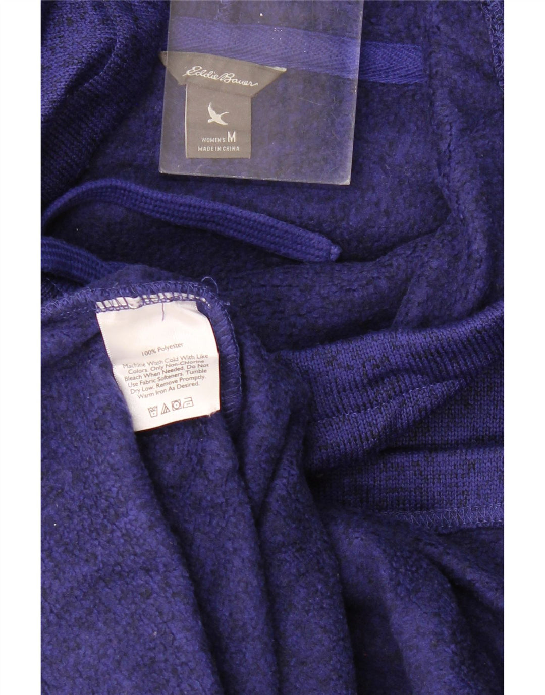 EDDIE BAUER Womens Roll Neck Sweatshirt Jumper UK 14 Medium Purple Flecked Vintage Eddie Bauer and Second-Hand Eddie Bauer from Messina Hembry 