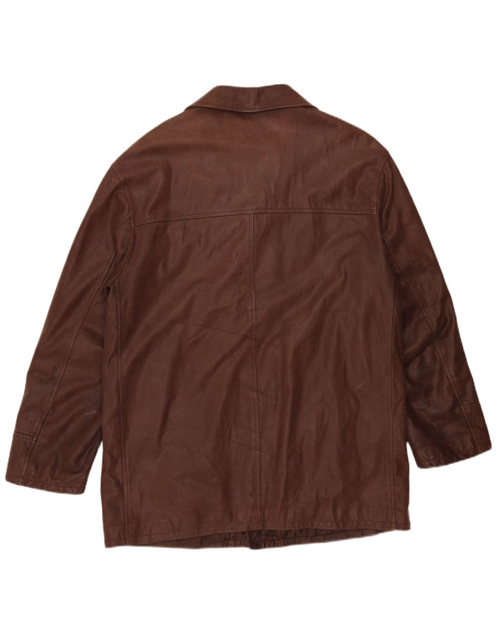 Conbipel Veste en Cuir Homme IT 52 Grand Cuir Marron