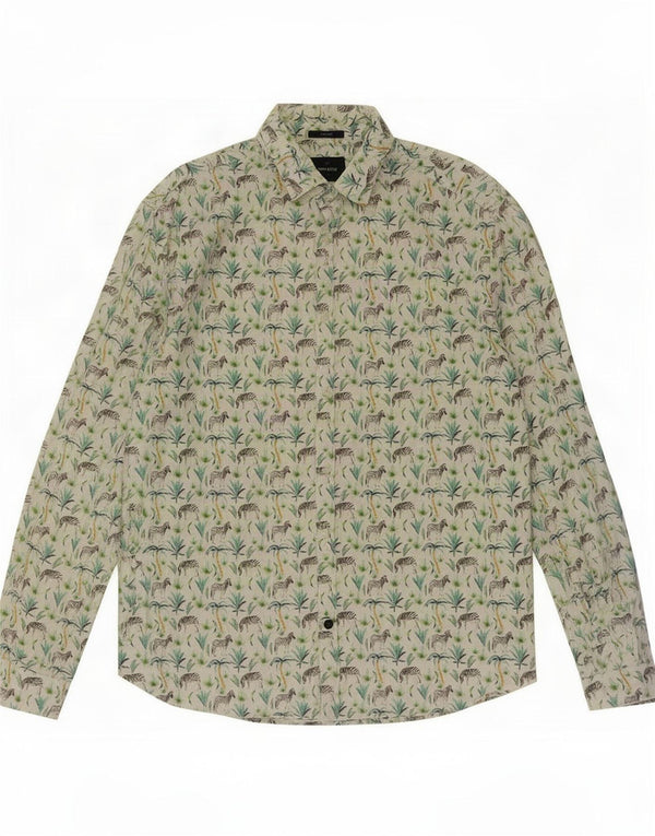 Chemise Slim Fit XL Coton Floral Homme White Stuff