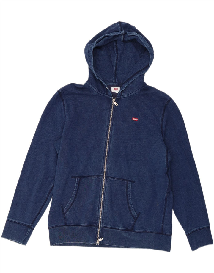 Levi's Pull à capuche Zippé XL Homme Bleu Marine Coton