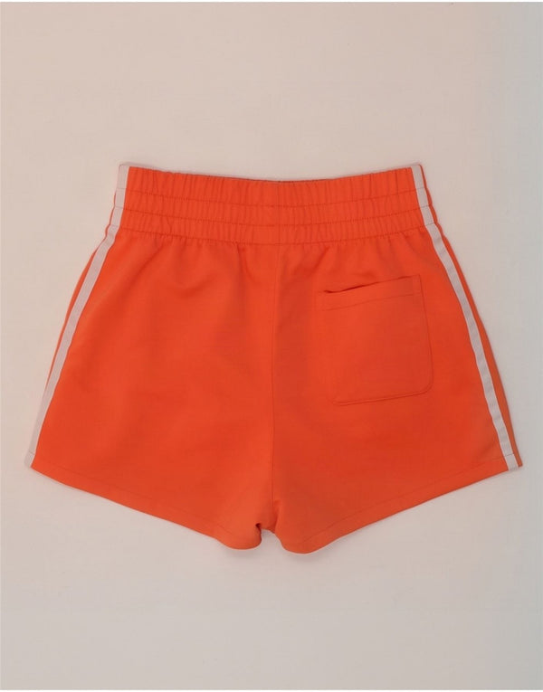 Adidas Short de sport pour femme UK 10 Petit Orange Polyester