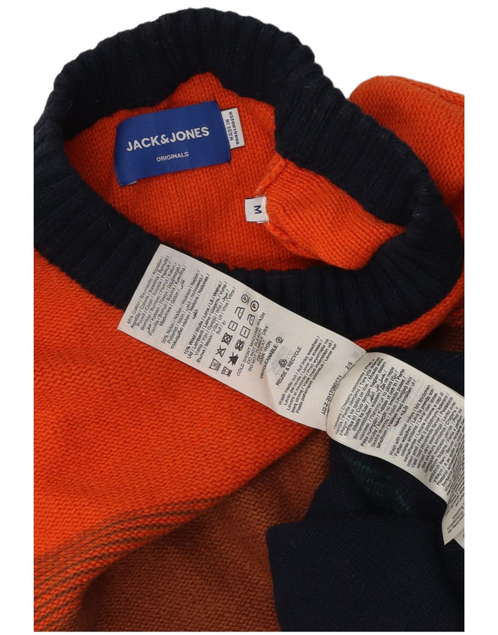 Jack & Jones Pull Col Ras Du Cou Rayé Multicolore Moyen Homme