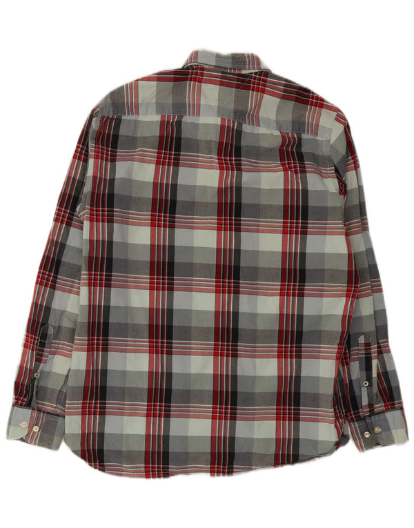 Tommy Hilfiger Chemise Regular Fit Homme Grand Carreau Multicolore Coton
